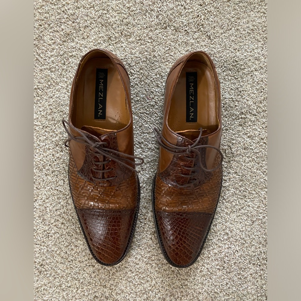 Mezlan Crocodile Shoes